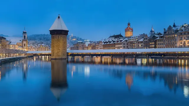 Kapellbrücke, Luzern, Schweiz